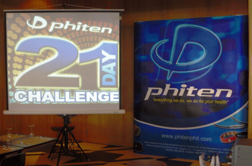 The exciting 21-day Phiten Challenge contest was launched during the event