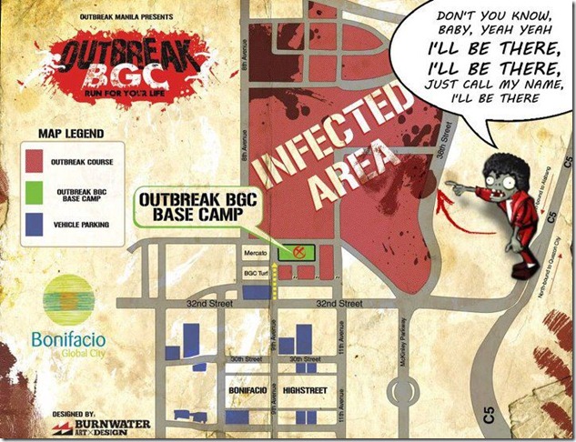 Outbreak Manila Race Map